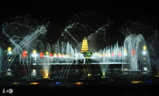 亚洲最大规模喷泉广场 西安音乐喷泉