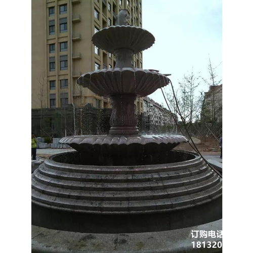 公园广场石雕喷泉 安康青石雕塑喷泉生产厂家