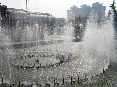 运河广场音乐喷泉