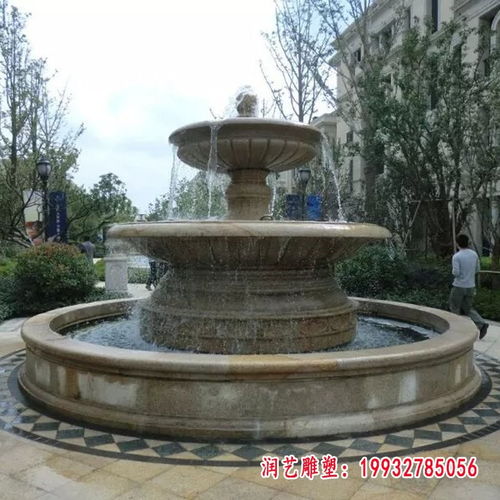 大理石小区景观摆件 景德镇石头小区雕塑价格