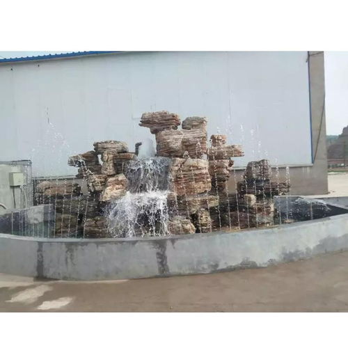 园林景观假山喷泉石雕 景区假山花岗岩雕塑订制