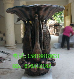 树脂砂岩动物喷水 流水水景摆设工艺品 仿真小鸟天鹅箭鱼喷水工艺价格 厂家 图片