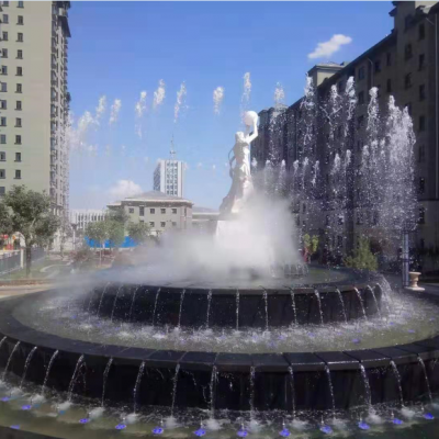 广西南宁互动音乐波光跳泉喷泉设计安装公司