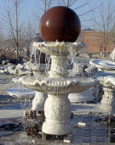 成都特色雕塑艺术 金属、砂岩、玛雅石与喷泉的完美融合